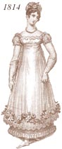 Ladies' 1814 costume